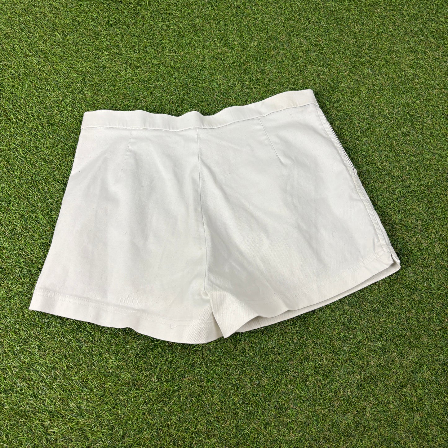 90s Adidas Stefan Edberg Tennis Shorts White Medium
