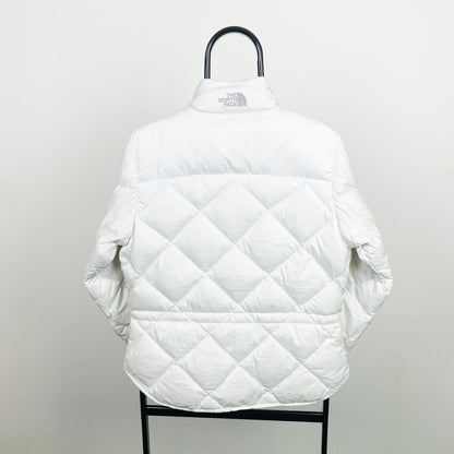 Retro The North Face Puffer Jacket White Small