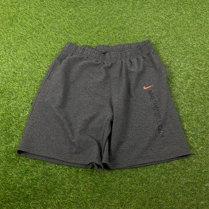 00s Nike Cotton Shorts Grey Medium