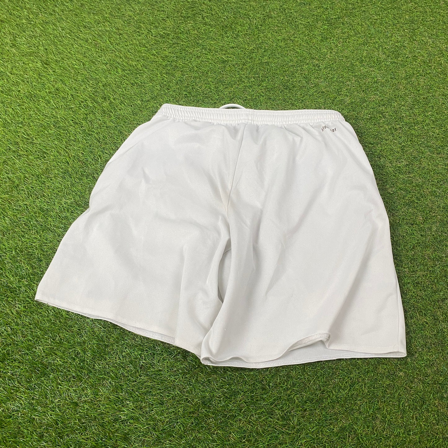 00s Adidas Football Shorts White Large