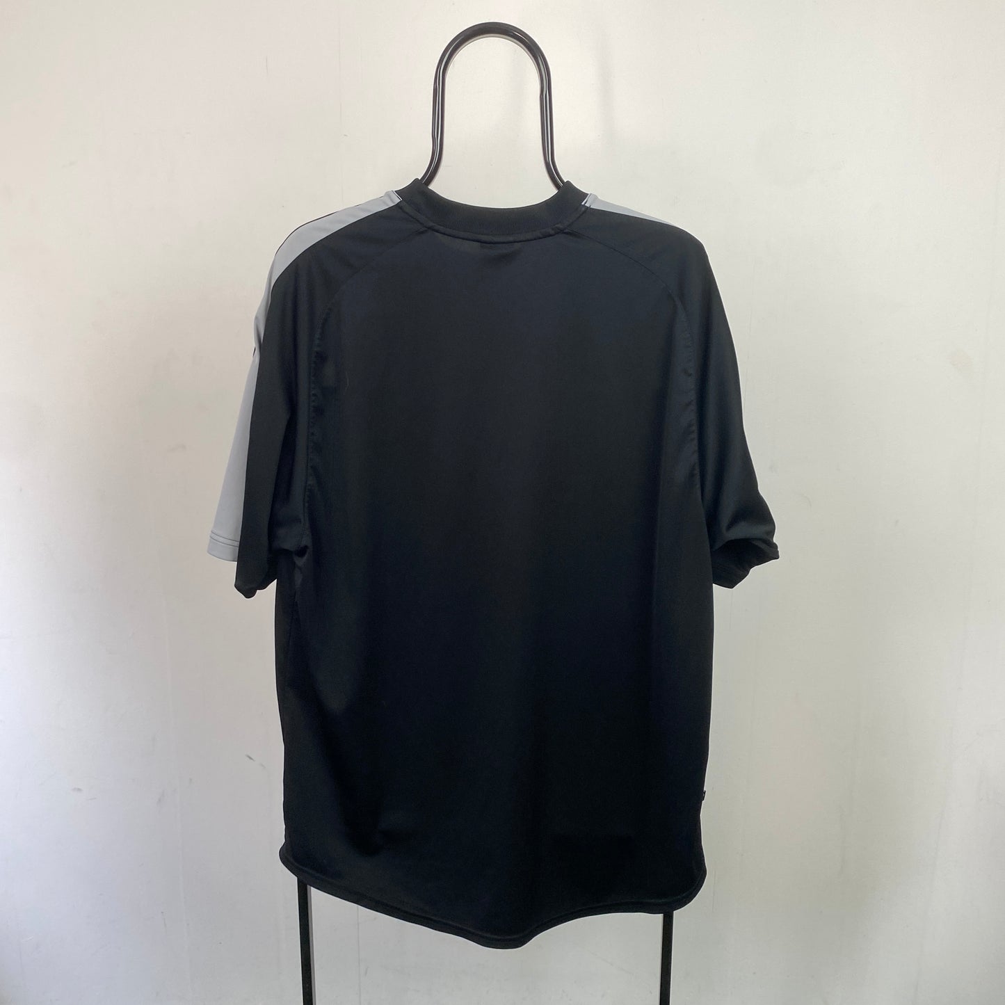 00s Nike Football Shirt T-Shirt Black XL