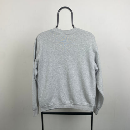 Retro 90s Screen Stars Alton Towers Sweatshirt Grey Medium