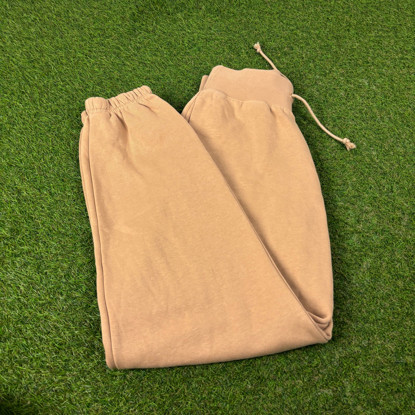 00s Nike Wide Leg Cotton Joggers Brown XS