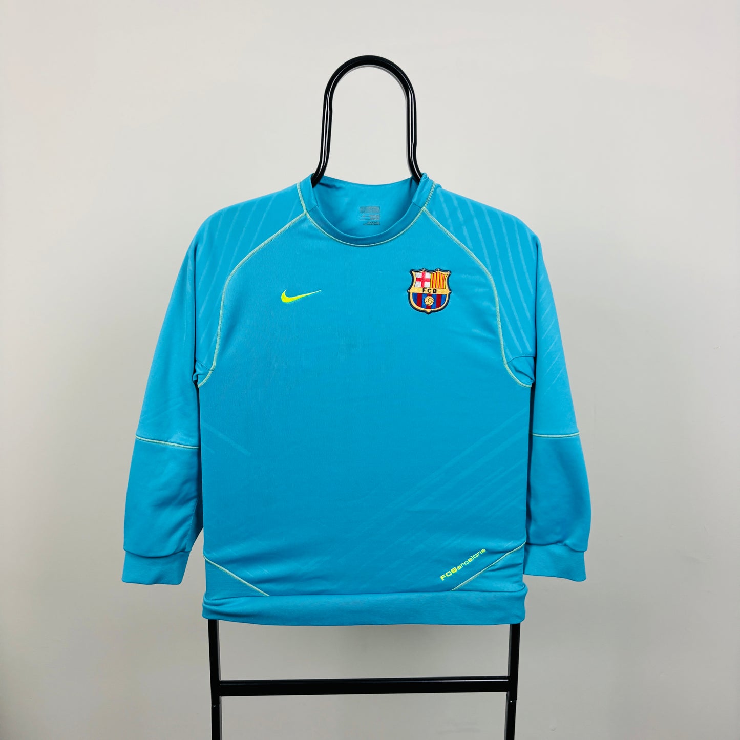 00s Nike Barcelona Sweatshirt Blue XS