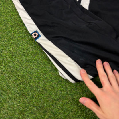 90s Adidas Popper Joggers Black Small