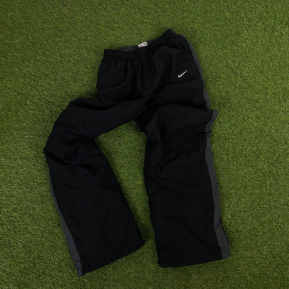 00s Nike Premier Windbreaker Jacket + Joggers Set Black Small