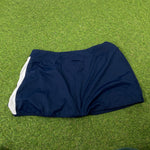 Retro Skirt Shorts Blue Large