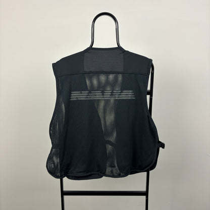 00s Nike Naija Nigeria Running Utility Vest Jacket Black Large