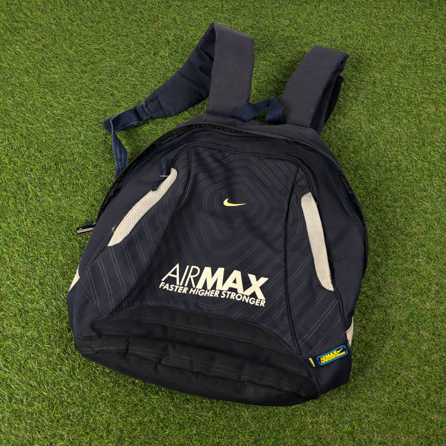 00s Nike Air Max Rucksack Shoulder Bag Blue