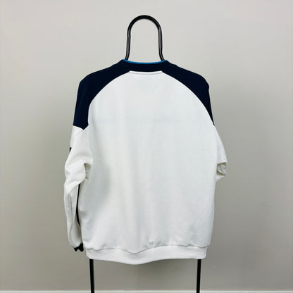 90s Nike Sweatshirt White Medium