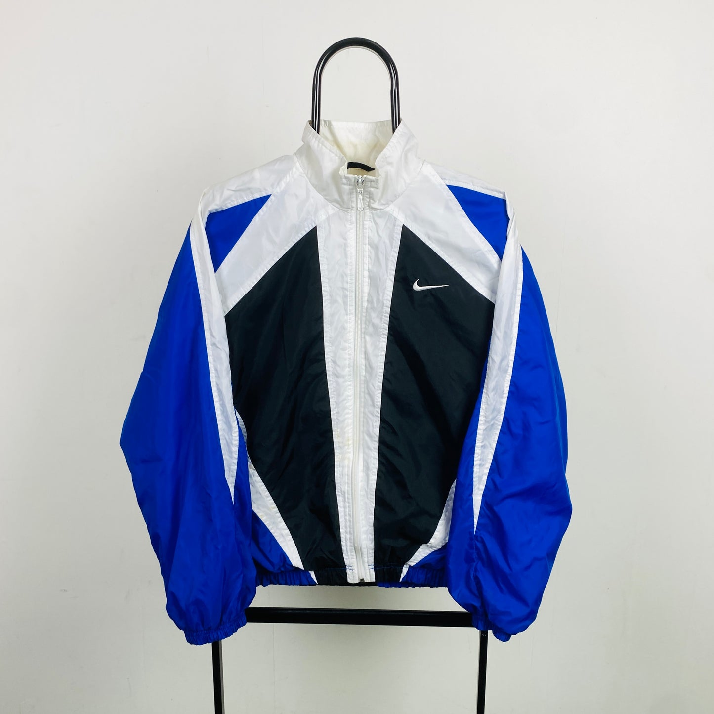 90s Nike Windbreaker Jacket Black Medium