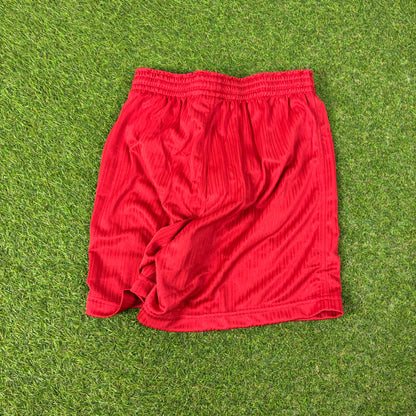 00s Nike Football Shorts Red Small