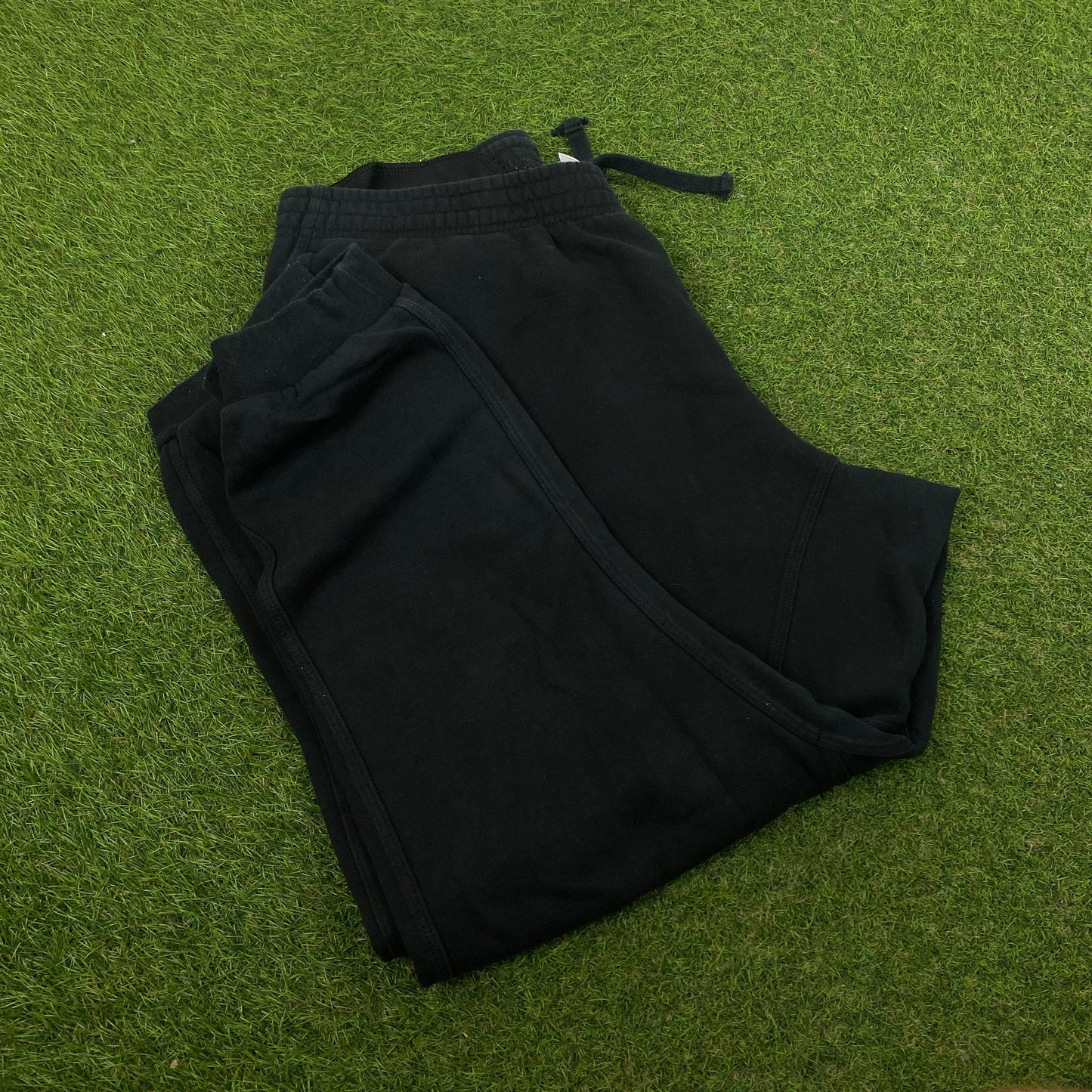 00s Nike Wide Leg Cotton Joggers Black XXL