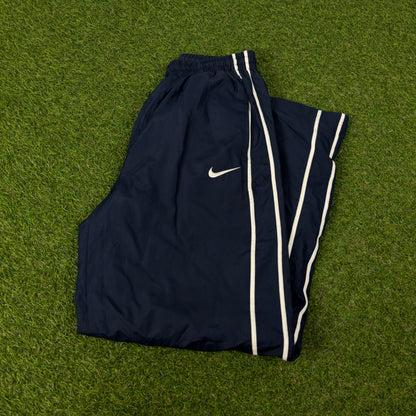 00s Nike Piping Joggers Blue Small