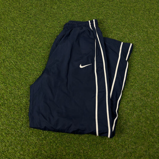 00s Nike Piping Joggers Blue Small