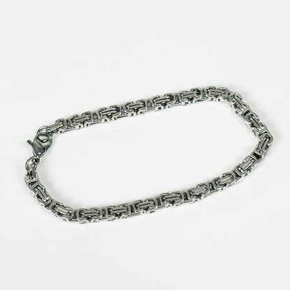 Vintage Geometric Bracelet .925 Silver