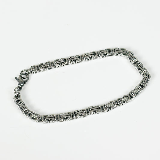 Vintage Geometric Bracelet .925 Silver