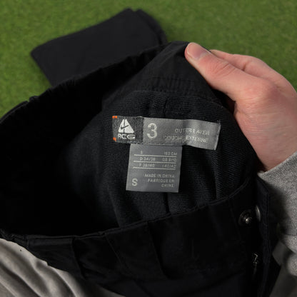 00s Nike ACG Ski Salopettes Joggers Black Small