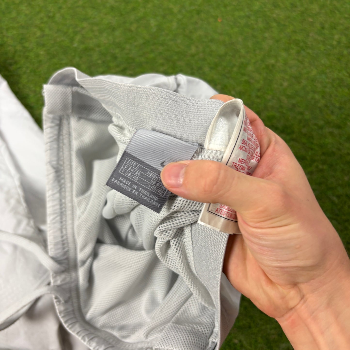 00s Nike Full Zip Piping Joggers Grey Small