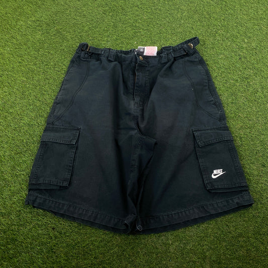 00s Nike Cargo Shorts Black Medium