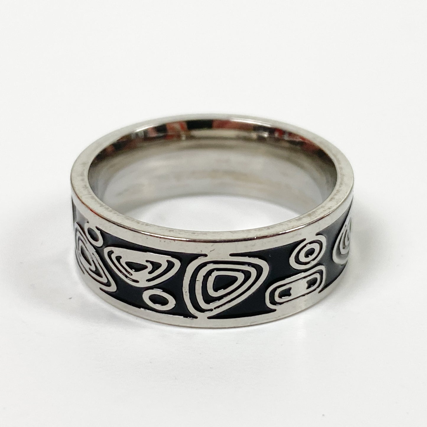 Retro Vintage Morphing Ring Silver