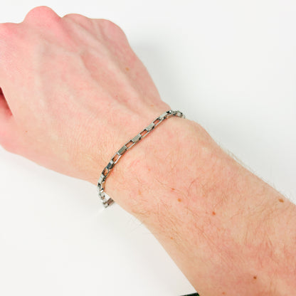 Chain Link Bracelet Silver