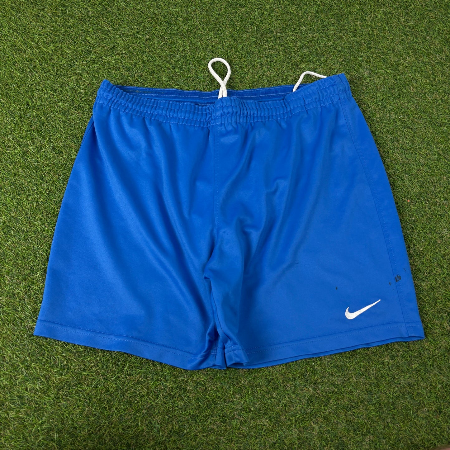 00s Nike Football Shorts Blue Medium