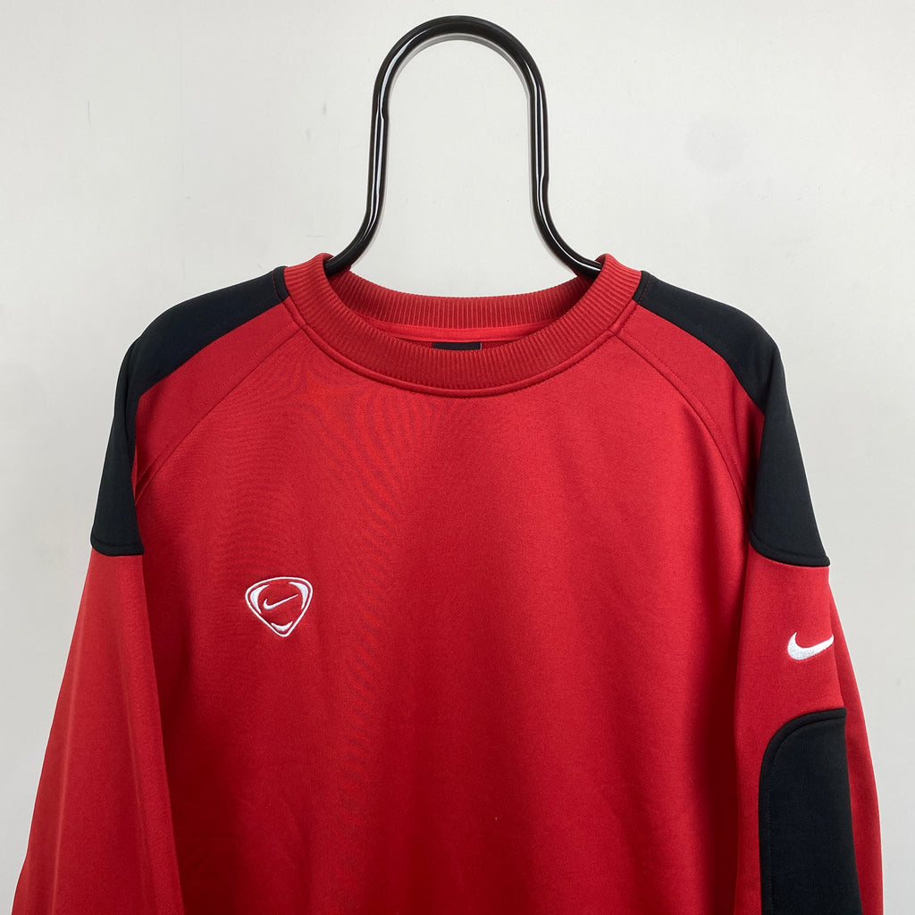 00s Nike Sweatshirt Red XL