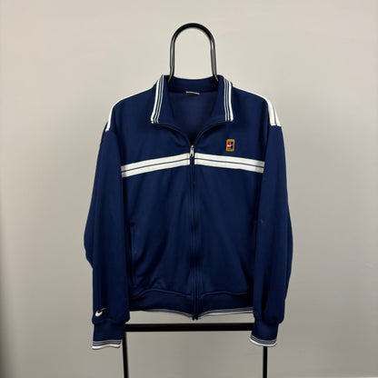 90s Nike Challenge Court Track Jacket Blue Medium