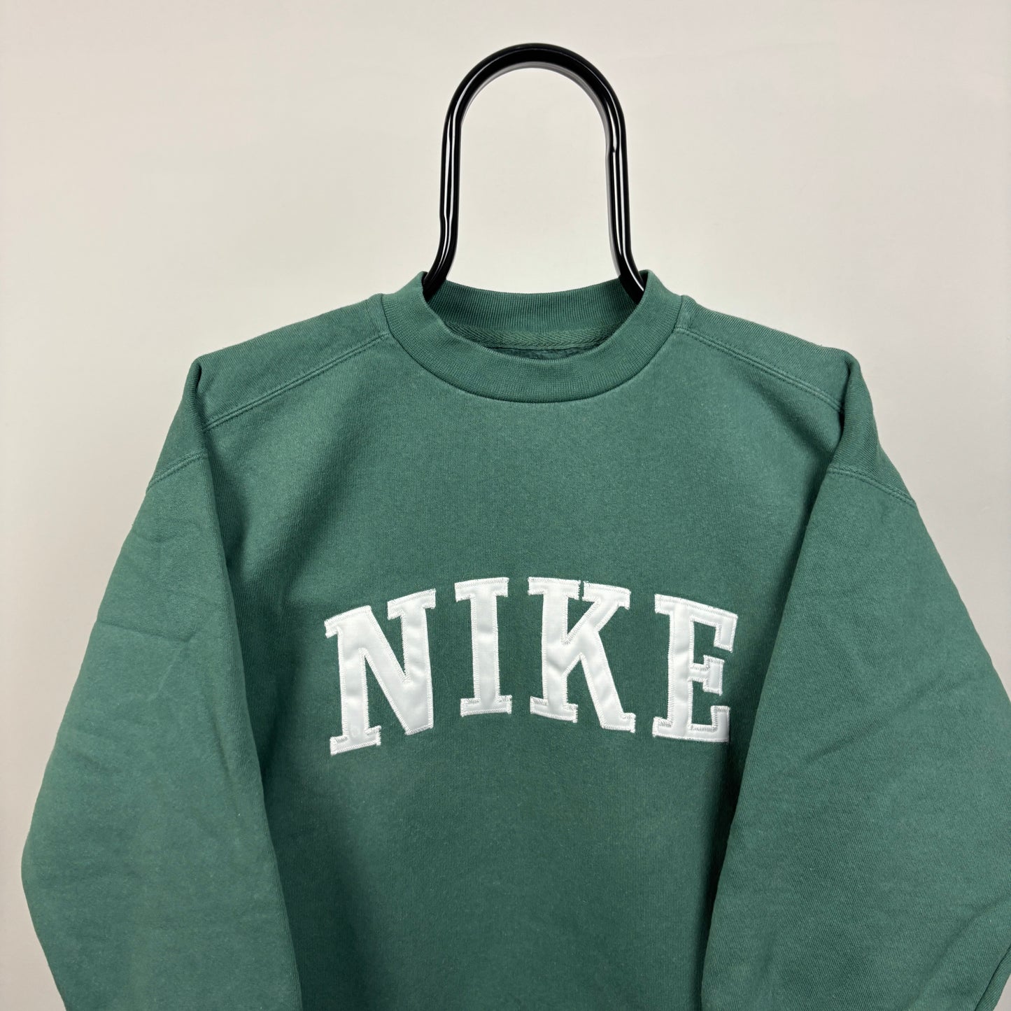 90s Nike Sweatshirt Green Small
