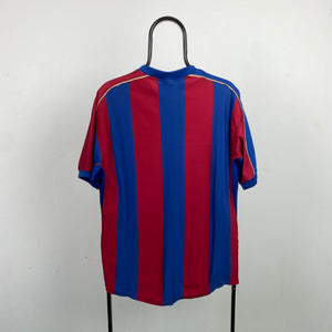 2000/01 Nike Barcelona Training Football Shirt T-Shirt Red Large