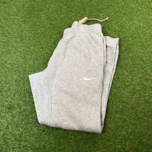 00s Nike Cotton Joggers Grey Small