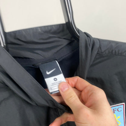00s Nike Aston Villa Windbreaker Jacket Black Medium
