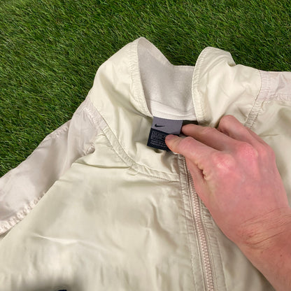 00s Nike Piping Tracksuit Set Windbreaker + Joggers Brown XXL