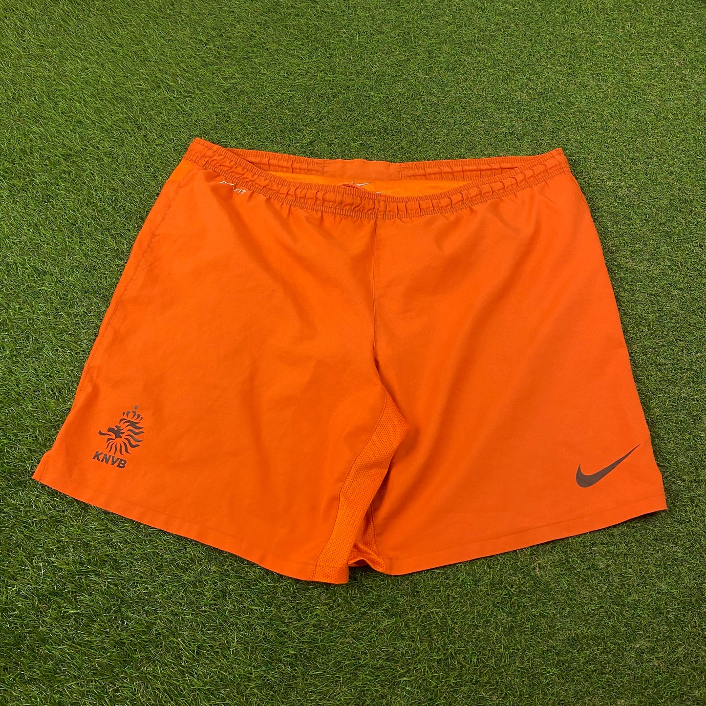 00s Nike Netherlands Football Shorts Orange XL