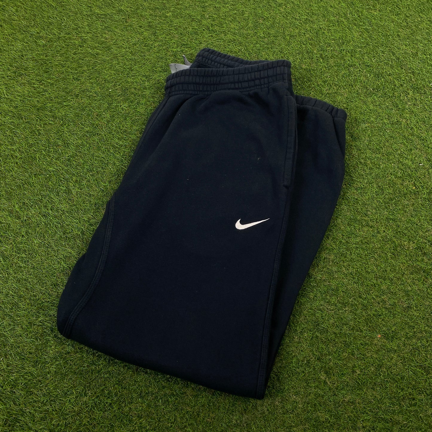 00s Nike Wide Leg Cotton Joggers Blue Medium