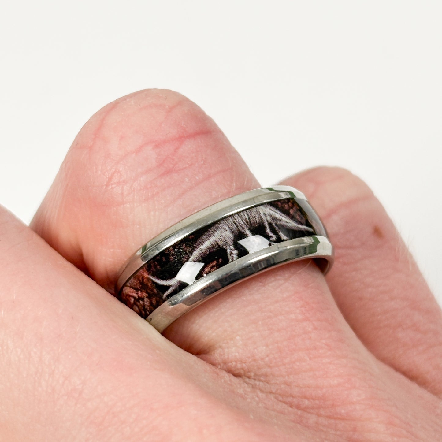 Dinosaur Band Ring