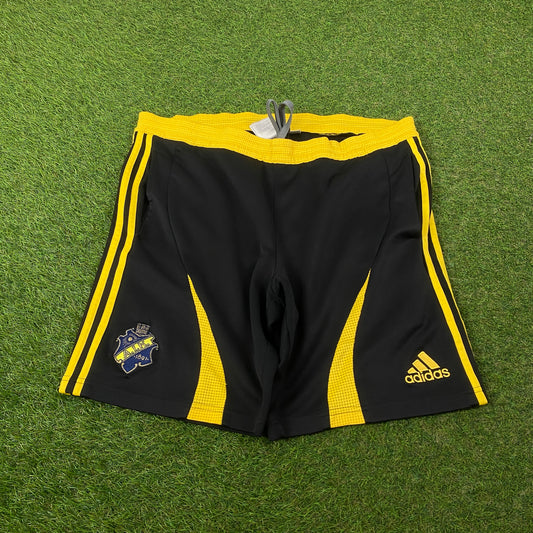 00s Adidas AIK Football Shorts Black Medium