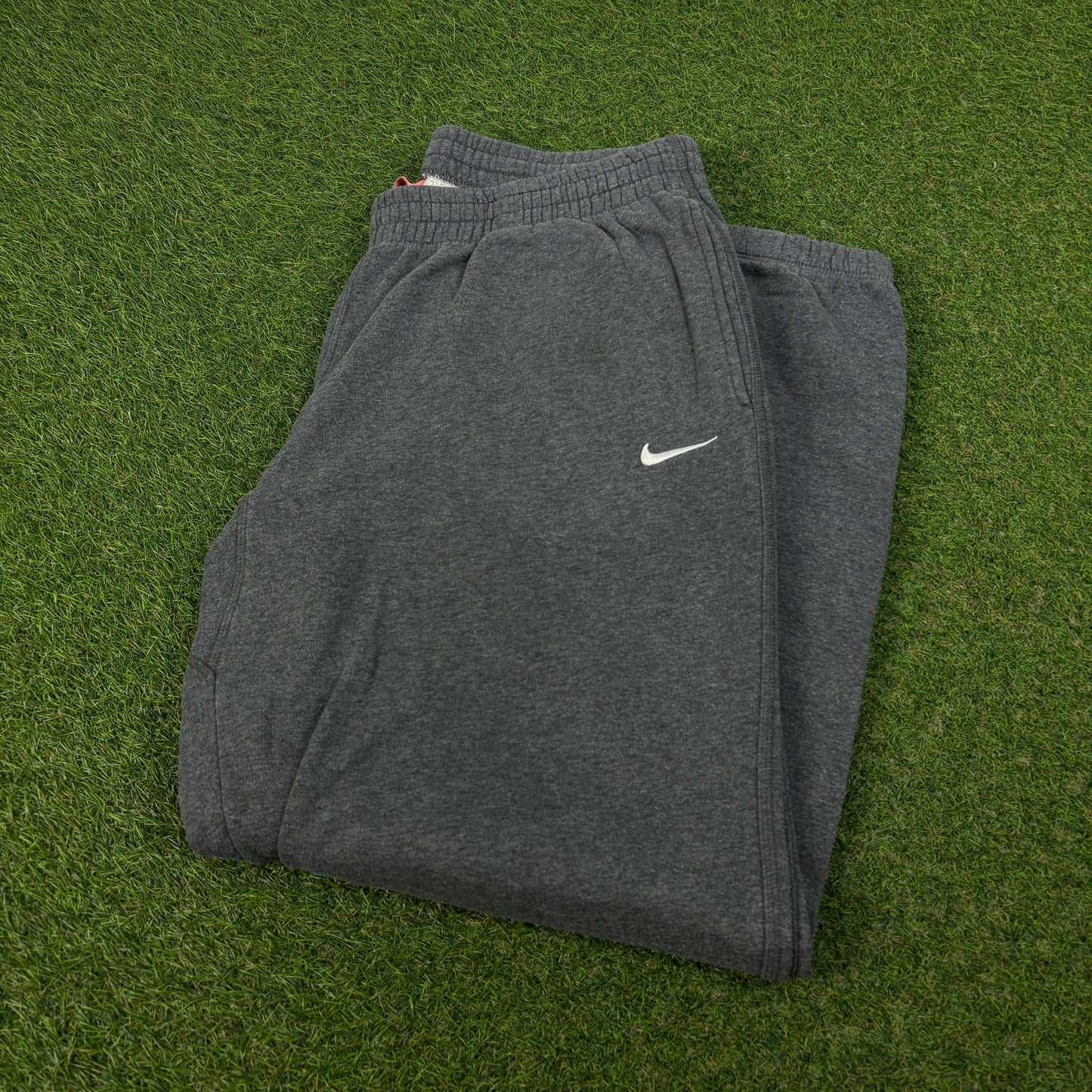 00s Nike Wide Leg Cotton Joggers Grey XL