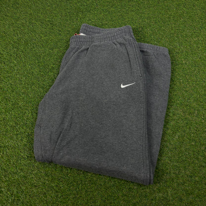 00s Nike Wide Leg Cotton Joggers Grey XL