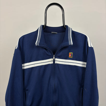 90s Nike Challenge Court Track Jacket Blue Medium