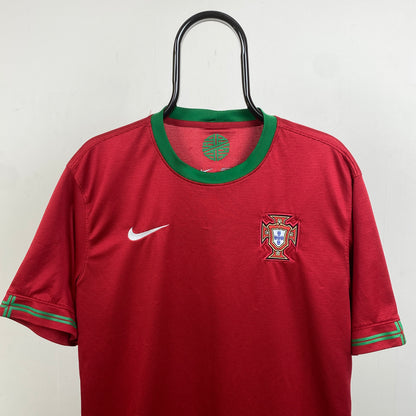 00s Nike Portugal Football Shirt T-Shirt Red XL