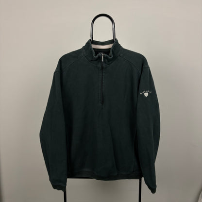 00s Nike Golf 1/4 Zip Sweatshirt Black Large