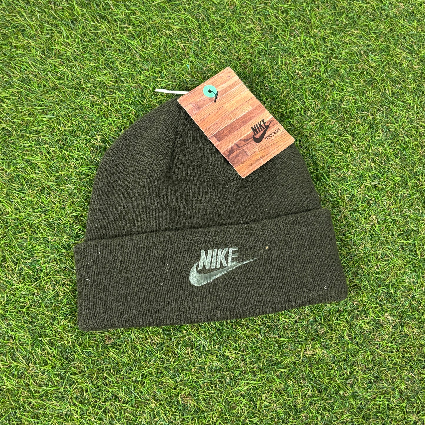 00s Nike Beanie Hat Green