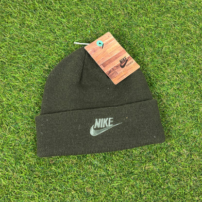 00s Nike Beanie Hat Green