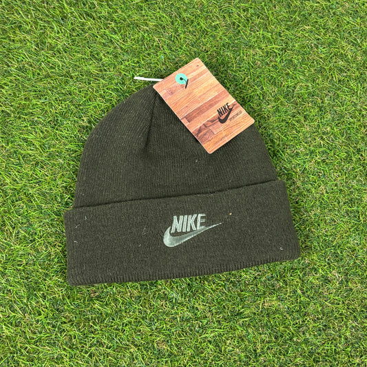 00s Nike Beanie Hat Green