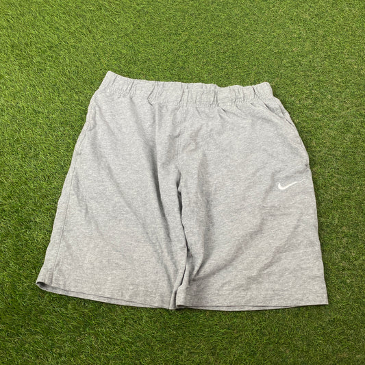 00s Nike Cotton Shorts Grey Large