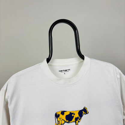 00s Carhartt Ranch T-Shirt White Large