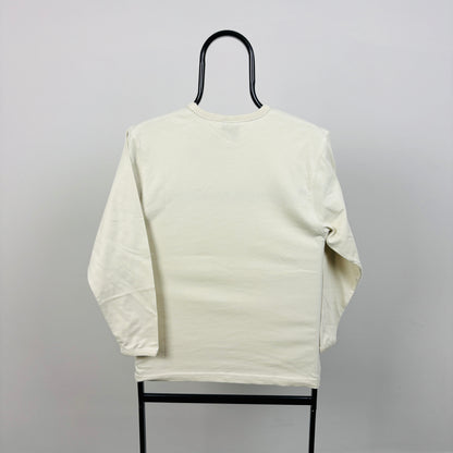 00s Nike Long Sleeve T-Shirt Brown XS