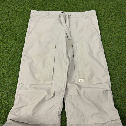 00s Nike ACG Zip Off Cargo Trousers Joggers Brown Small